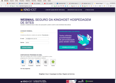 webmail king host